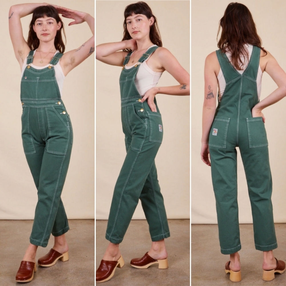 Big Bud Press Original Overalls - Dark Emerald Green - S